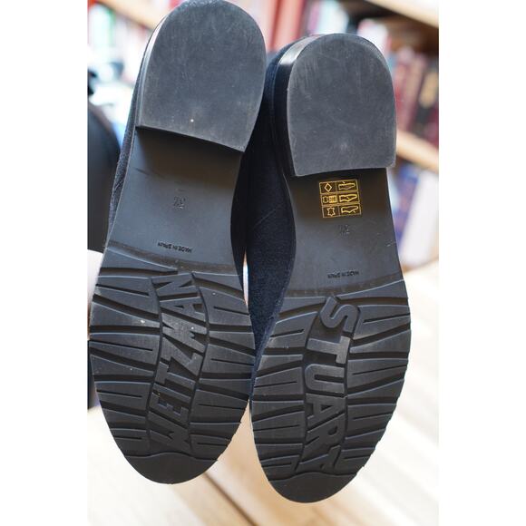 Stuart Weitzman Lowland Thigh High Stretchy Suede Boots Black Size 5.5 - Picture 10 of 11